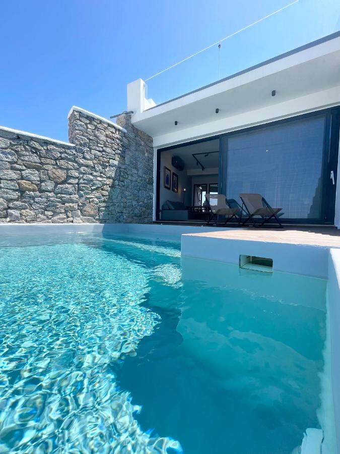 Luxury House With Private Pool At Elia Beach Mykonos Town Luaran gambar