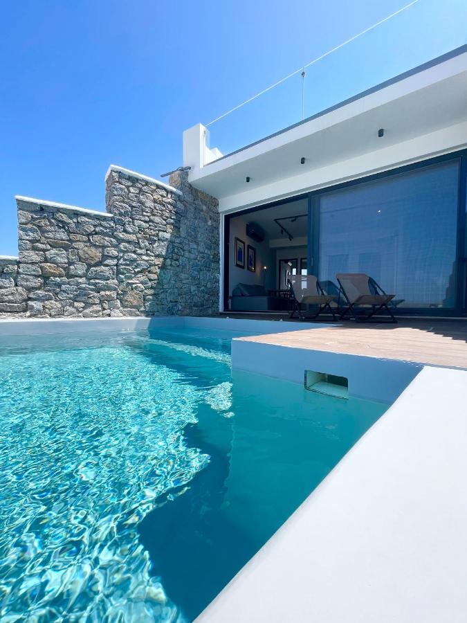 Luxury House With Private Pool At Elia Beach Mykonos Town Luaran gambar
