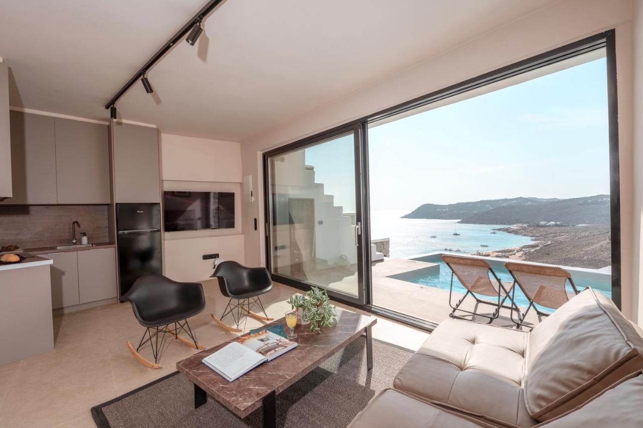 Luxury House With Private Pool At Elia Beach Mykonos Town Luaran gambar