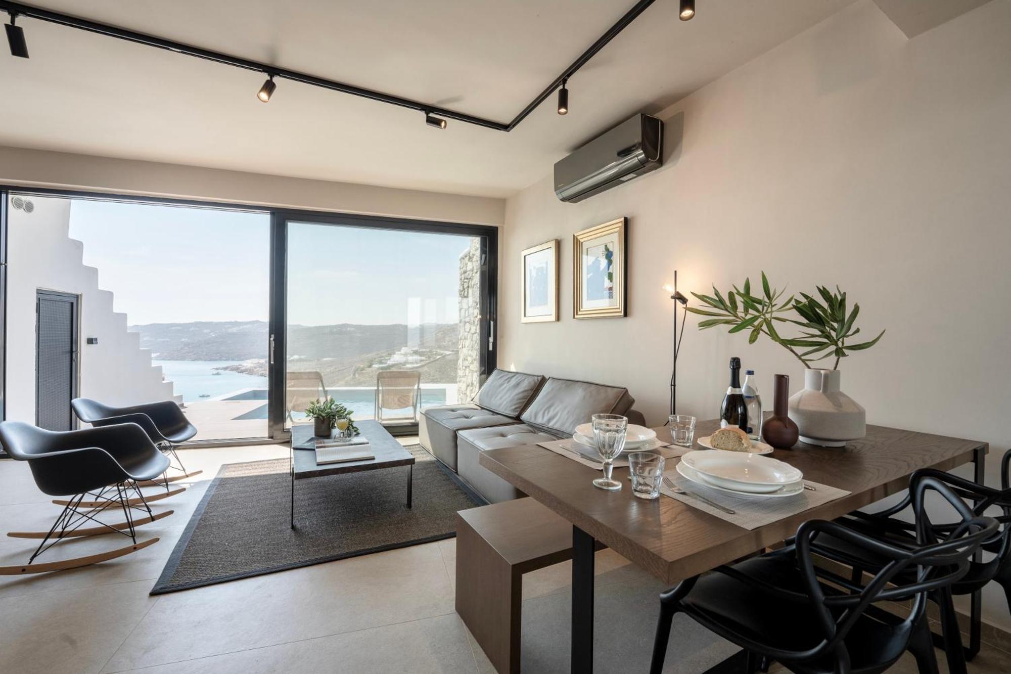 Luxury House With Private Pool At Elia Beach Mykonos Town Luaran gambar