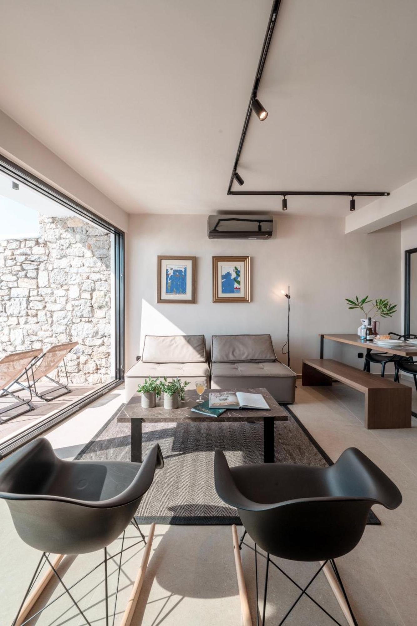 Luxury House With Private Pool At Elia Beach Mykonos Town Luaran gambar